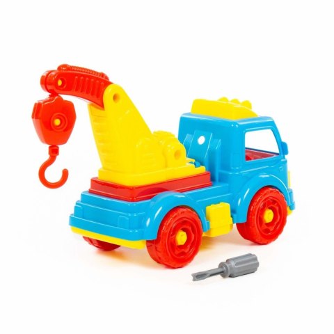 Dźwig Holownik Transport Klocki Do Rozkręcania DIY 38 Elementów 84828 Wader Polesie Dźwig Holownik Transport Klocki Do Rozkręcania DIY 38 Elementów 84828 Wader Polesie