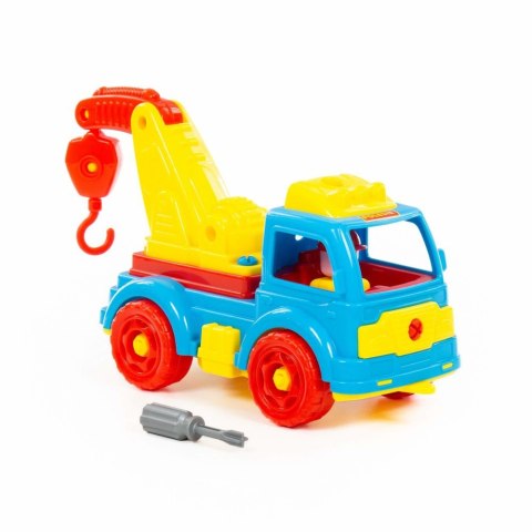 Dźwig Holownik Transport Klocki Do Rozkręcania DIY 38 Elementów 84828 Wader Polesie Dźwig Holownik Transport Klocki Do Rozkręcania DIY 38 Elementów 84828 Wader Polesie