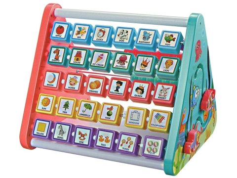 Edukacyjna Półka Trójkąt Liczydło Litery Przedmioty Zwierzęta LEAN Toys Edukacyjna Półka Trójkąt Liczydło Litery Przedmioty Zwierzęta LEAN Toys