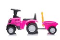 Jeździk Traktor New Holland 658T Różowy LEAN CARS
