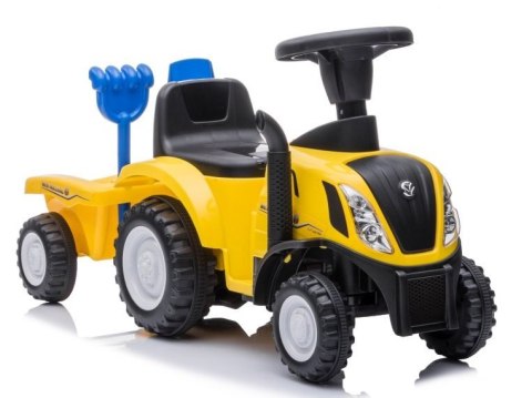 Jeździk Traktor New Holland 658T Żółty LEAN CARS Jeździk Traktor New Holland 658T Żółty LEAN CARS