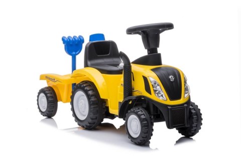Jeździk Traktor New Holland 658T Żółty LEAN CARS Jeździk Traktor New Holland 658T Żółty LEAN CARS