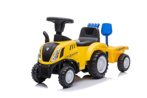 Jeździk Traktor New Holland 658T Żółty LEAN CARS Jeździk Traktor New Holland 658T Żółty LEAN CARS