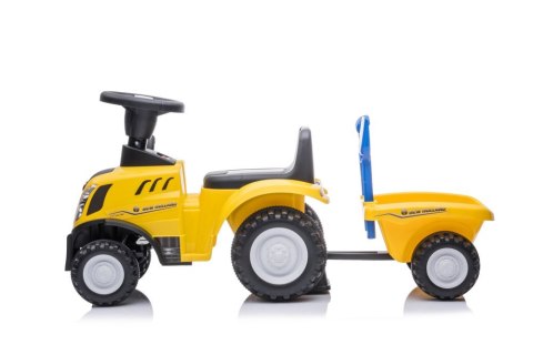 Jeździk Traktor New Holland 658T Żółty LEAN CARS Jeździk Traktor New Holland 658T Żółty LEAN CARS