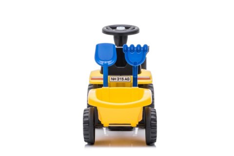 Jeździk Traktor New Holland 658T Żółty LEAN CARS Jeździk Traktor New Holland 658T Żółty LEAN CARS