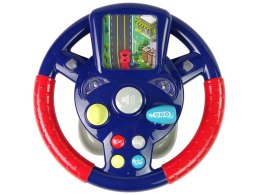 Kierownica Dla Dzieci Symulator Jazdy Efekty Dźwiękowe Świetlne LEAN Toys