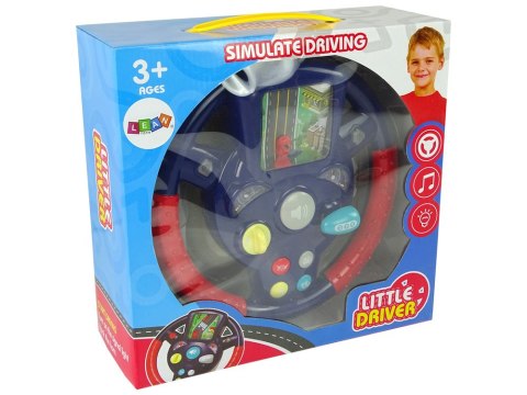Kierownica Dla Dzieci Symulator Jazdy Efekty Dźwiękowe Świetlne LEAN Toys Kierownica Dla Dzieci Symulator Jazdy Efekty Dźwiękowe Świetlne LEAN Toys