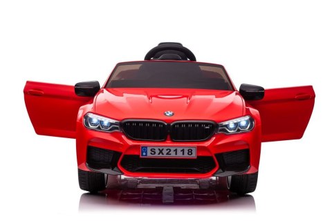 Pojazd Na Akumulator BMW M5 Czerwony LEAN CARS Pojazd Na Akumulator BMW M5 Czerwony LEAN CARS