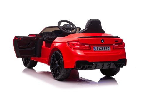 Pojazd Na Akumulator BMW M5 Czerwony LEAN CARS Pojazd Na Akumulator BMW M5 Czerwony LEAN CARS