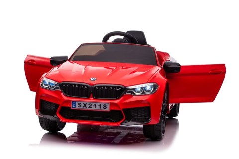 Pojazd Na Akumulator BMW M5 Czerwony LEAN CARS Pojazd Na Akumulator BMW M5 Czerwony LEAN CARS