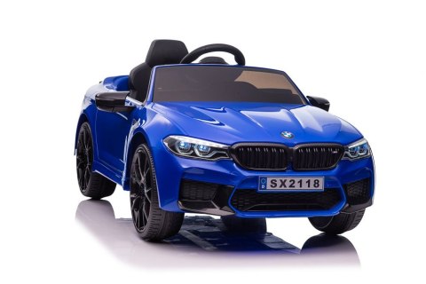 Pojazd Na Akumulator BMW M5 Niebieski LEAN CARS Pojazd Na Akumulator BMW M5 Niebieski LEAN CARS