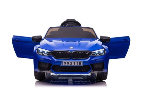 Pojazd Na Akumulator BMW M5 Niebieski LEAN CARS Pojazd Na Akumulator BMW M5 Niebieski LEAN CARS