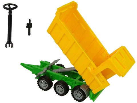 Traktor Wywrotka Żółta Ciągnik 50 cm LEAN Toys Traktor Wywrotka Żółta Ciągnik 50 cm LEAN Toys