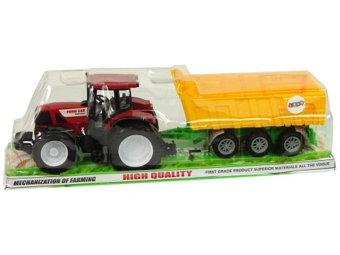 Traktor Wywrotka Żółta Ciągnik 50 cm LEAN Toys Traktor Wywrotka Żółta Ciągnik 50 cm LEAN Toys