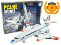 Zdalnie Sterowany Samolot Pasażerski Światła 40 Mhz Pilot LEAN Toys