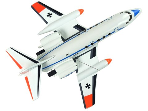 Zdalnie Sterowany Samolot Pasażerski Światła 40 Mhz Pilot LEAN Toys Zdalnie Sterowany Samolot Pasażerski Światła 40 Mhz Pilot LEAN Toys