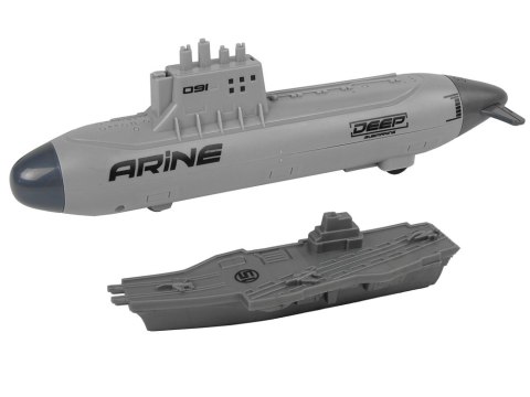 Zestaw Armii Morskiej Okrętowa Baza Wojskowa Odrzutowce Bomby Wyrzutnia LEAN Toys Zestaw Armii Morskiej Okrętowa Baza Wojskowa Odrzutowce Bomby Wyrzutnia LEAN Toys