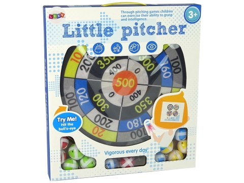 Zestaw Gier Dart Tarcza 36 cm Piłki na Rzepy LEAN Toys Zestaw Gier Dart Tarcza 36 cm Piłki na Rzepy LEAN Toys