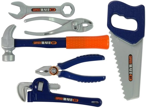 Zestaw Majsterkowicza Narzędzia Śrubki Młotek Piła LEAN Toys Zestaw Majsterkowicza Narzędzia Śrubki Młotek Piła LEAN Toys