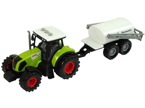Zestaw Trzech Traktorów Naczepy Opryskiwacz Farma Ciągnik LEAN Toys Zestaw Trzech Traktorów Naczepy Opryskiwacz Farma Ciągnik LEAN Toys