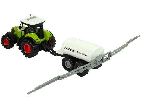 Zestaw Trzech Traktorów Naczepy Opryskiwacz Farma Ciągnik LEAN Toys Zestaw Trzech Traktorów Naczepy Opryskiwacz Farma Ciągnik LEAN Toys