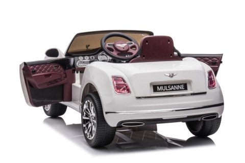 Auto Na Akumulator Bentley Mulsanne Biały LEAN CARS Auto Na Akumulator Bentley Mulsanne Biały LEAN CARS