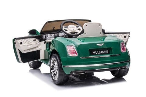Auto Na Akumulator Bentley Mulsanne Zielony Lakierowany LEAN CARS Auto Na Akumulator Bentley Mulsanne Zielony Lakierowany LEAN CARS