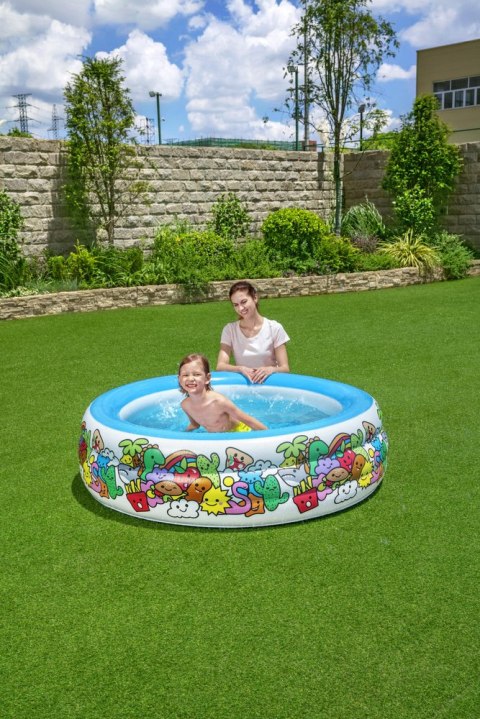 Basen Dmuchany Okrągły 152 cm x 51 cm Bestway 51121 Bestway Basen Dmuchany Okrągły 152 cm x 51 cm Bestway 51121 Bestway