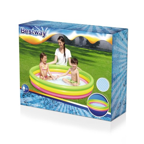 Basen Dmuchany Tęcza 152 cm x 30 cm Bestway 51103 Bestway Basen Dmuchany Tęcza 152 cm x 30 cm Bestway 51103 Bestway