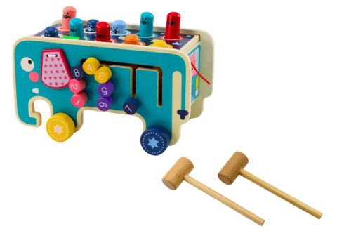 Drewniana Gra Zręcznościowa Dla Dzieci Whaca-mole LEAN Toys Drewniana Gra Zręcznościowa Dla Dzieci Whaca-mole LEAN Toys
