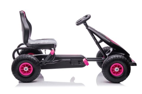 Gokart Na Pedały G18 Różowy LEAN CARS Gokart Na Pedały G18 Różowy LEAN CARS