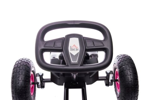 Gokart Na Pedały G18 Różowy LEAN CARS Gokart Na Pedały G18 Różowy LEAN CARS