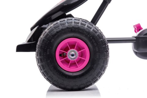 Gokart Na Pedały G18 Różowy LEAN CARS Gokart Na Pedały G18 Różowy LEAN CARS