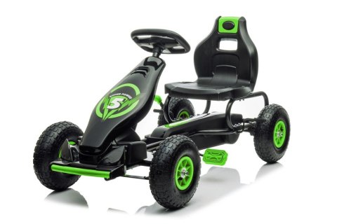 Gokart na pedały G18 Zielony LEAN CARS Gokart na pedały G18 Zielony LEAN CARS