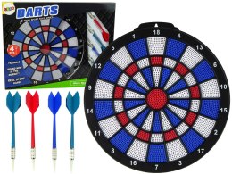 Gra Zręcznościowa Dart Rzutki Strzałki 4szt Tarcza LEAN Toys