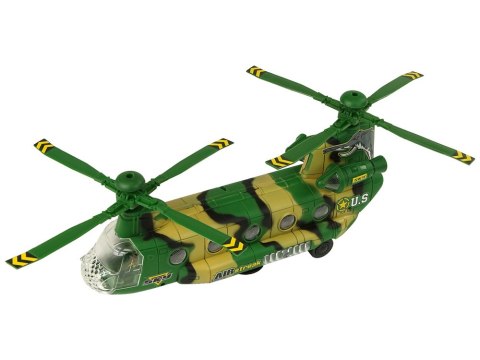 Helikopter Wojskowy Ogromne Skrzydła Światła Dźwięk Moro LEAN Toys Helikopter Wojskowy Ogromne Skrzydła Światła Dźwięk Moro LEAN Toys