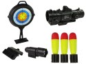 Karabin Granatnik Rakiety z Dźwięk Latarka Czarny LEAN Toys
