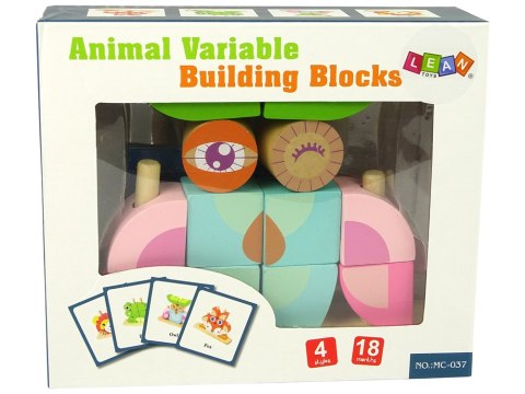 Kreatywne Klocki Drewniane Przestrzenne Układanka Sowa 3D LEAN Toys Kreatywne Klocki Drewniane Przestrzenne Układanka Sowa 3D LEAN Toys
