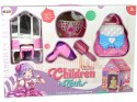 Namiot Księżniczki dla Dzieci Salon Piękności Różowy Akcesoria Korona LEAN Toys