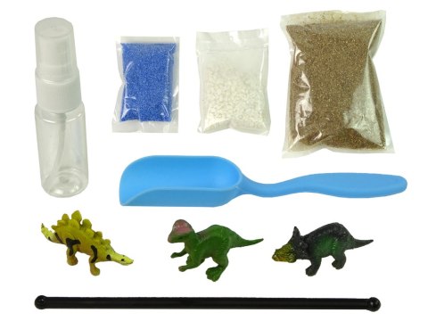 Ogród Dinozaurów w Słoiku Światło Naklejki Kreatywne LEAN Toys Ogród Dinozaurów w Słoiku Światło Naklejki Kreatywne LEAN Toys