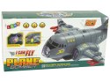 Samolot Transportowy Bombowiec Światła Dźwięk LEAN Toys