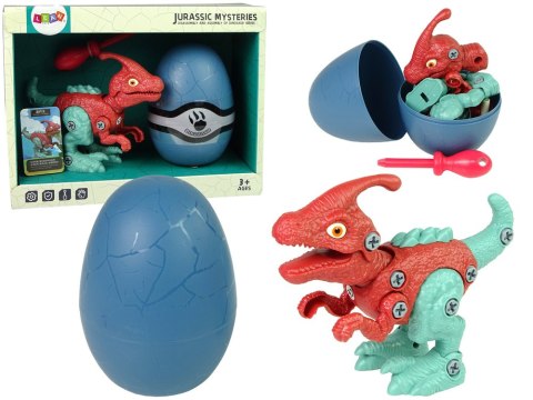 Zestaw Dinozaur Parasaurolophus z Jajkiem DIY Śrubokręt LEAN Toys Zestaw Dinozaur Parasaurolophus z Jajkiem DIY Śrubokręt LEAN Toys