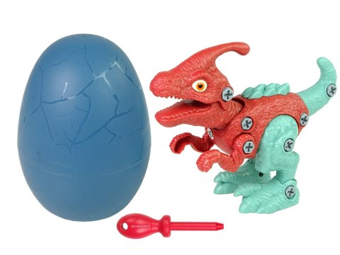 Zestaw Dinozaur Parasaurolophus z Jajkiem DIY Śrubokręt LEAN Toys Zestaw Dinozaur Parasaurolophus z Jajkiem DIY Śrubokręt LEAN Toys
