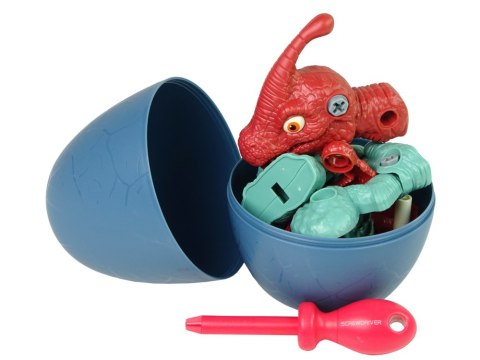 Zestaw Dinozaur Parasaurolophus z Jajkiem DIY Śrubokręt LEAN Toys Zestaw Dinozaur Parasaurolophus z Jajkiem DIY Śrubokręt LEAN Toys