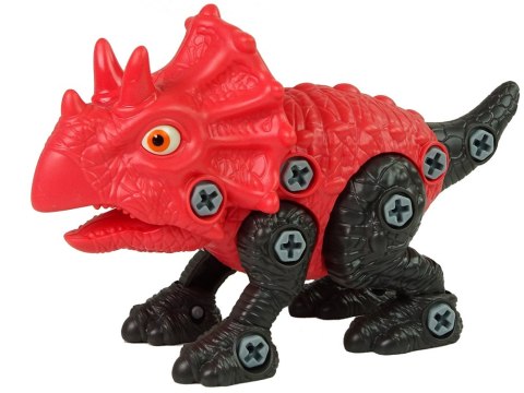 Zestaw Dinozaur Triceratops z Jajkiem DIY Śrubokręt LEAN Toys Zestaw Dinozaur Triceratops z Jajkiem DIY Śrubokręt LEAN Toys