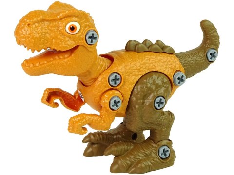 Zestaw Dinozaur Tyranozaur Rex z Jajkiem DIY Śrubokręt Pomarańczowy LEAN Toys Zestaw Dinozaur Tyranozaur Rex z Jajkiem DIY Śrubokręt Pomarańczowy LEAN Toys