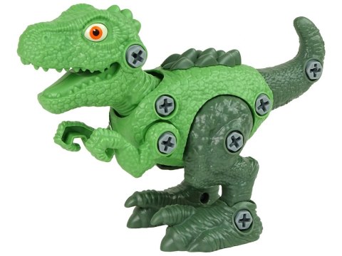 Zestaw Dinozaur Tyranozaur Rex z Jajkiem DIY Śrubokręt Zielony LEAN Toys Zestaw Dinozaur Tyranozaur Rex z Jajkiem DIY Śrubokręt Zielony LEAN Toys