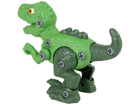 Zestaw Dinozaur Tyranozaur Rex z Jajkiem DIY Śrubokręt Zielony LEAN Toys Zestaw Dinozaur Tyranozaur Rex z Jajkiem DIY Śrubokręt Zielony LEAN Toys