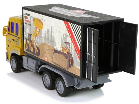 Ciężarówka Budowlana Zdalnie Sterowana 1:24 Żółta LEAN Toys Ciężarówka Budowlana Zdalnie Sterowana 1:24 Żółta LEAN Toys