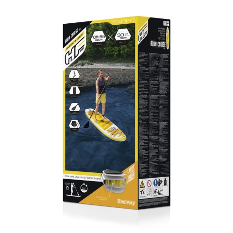 Deska Sup Hydro-Force Żółta 320 x 76 x 12 cm Bestway 65348 Bestway Deska Sup Hydro-Force Żółta 320 x 76 x 12 cm Bestway 65348 Bestway